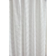 Chevron White Concealed Tab Top Curtains (Set of 2)